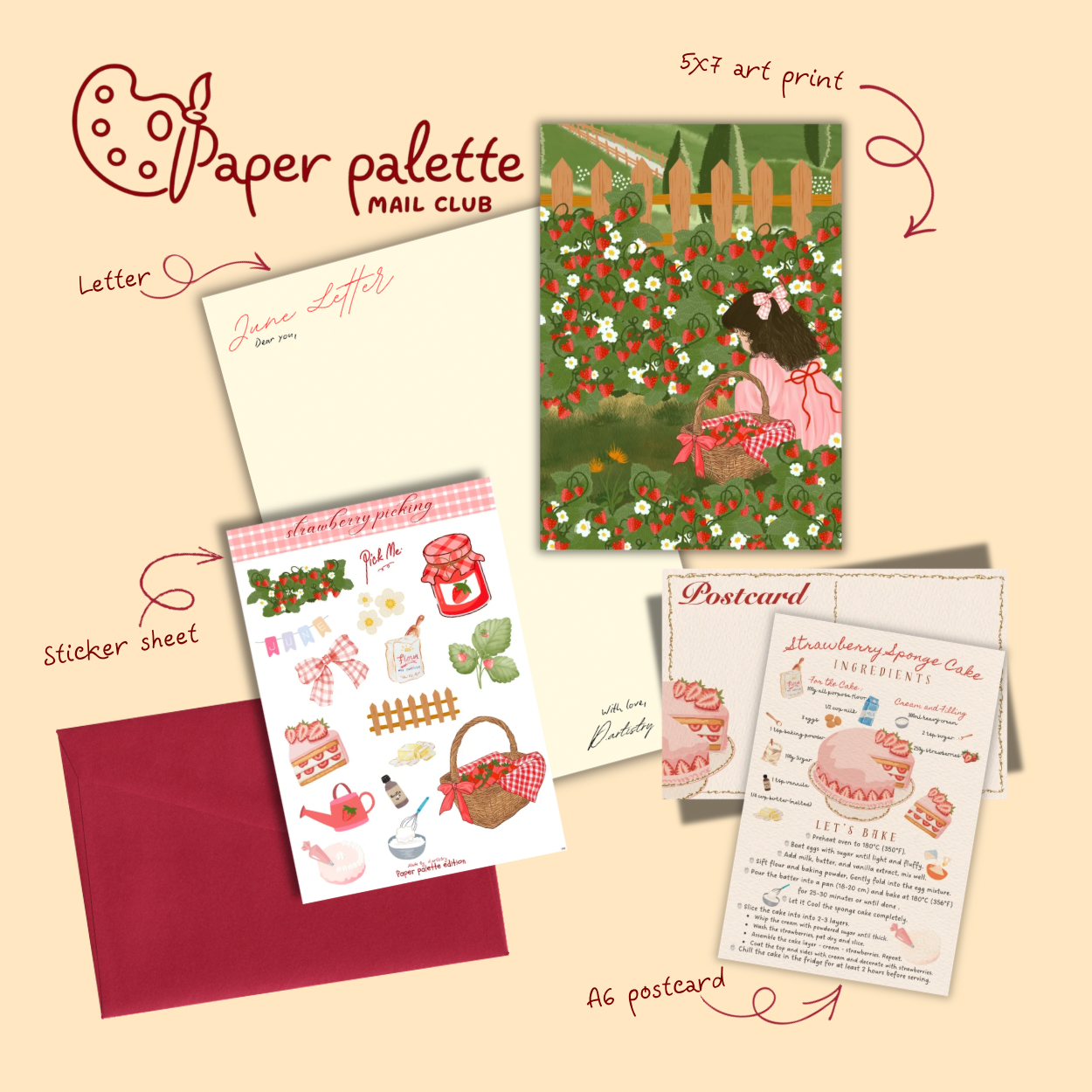 JUNE PAPER PALETTE MAIL